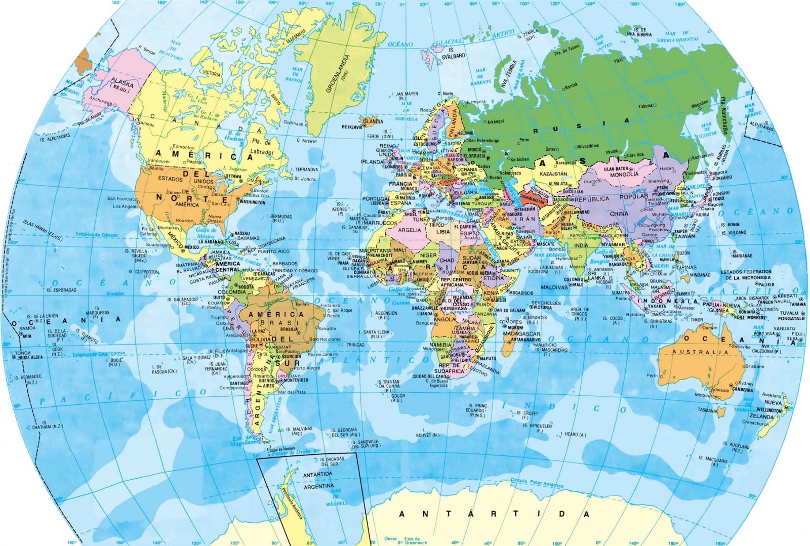 Blog de los niños: Mapas de España y del Mundo para niños