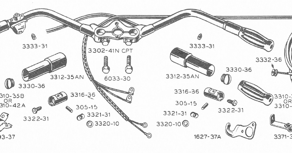 1941 Harley Davidson WL Restoration : Refurbisment of the Controls
