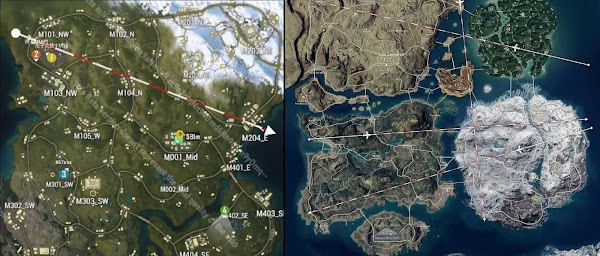 Map Fourex dengan terrain 4 map utama