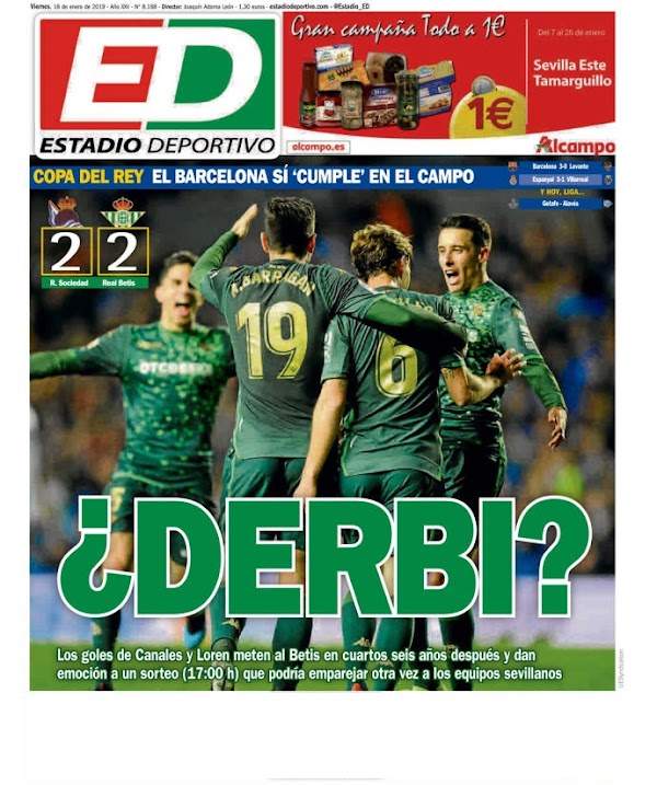 Betis, Estadio Deportivo: "¿Derbi?"