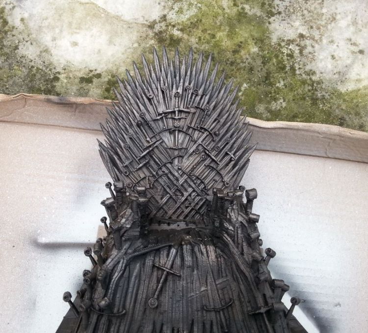 3D Printed Game Of Thrones The Iron Throne Replica MADE IN USA Large 