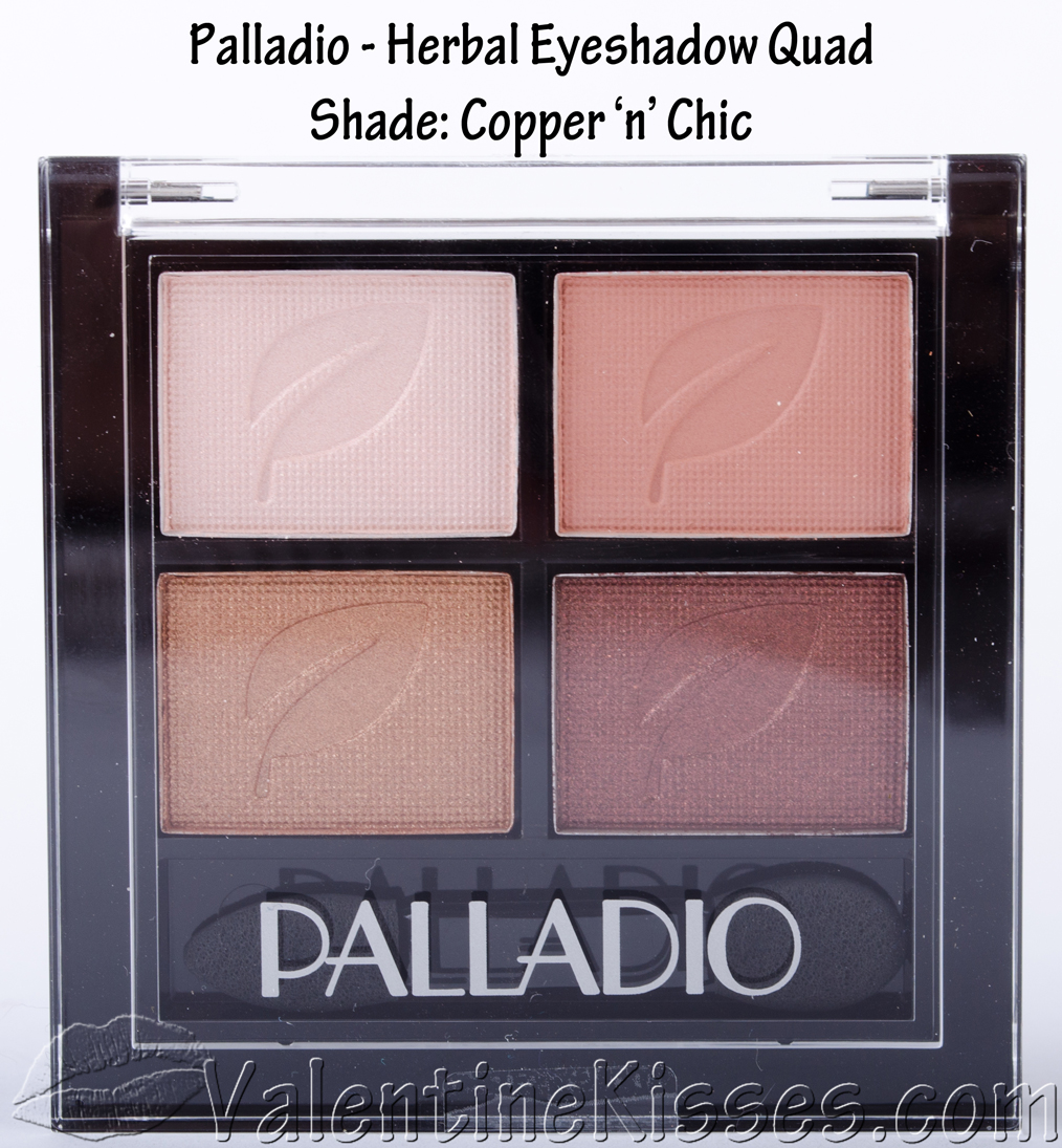 Valentine Kisses Palladio Herbal Eyeshadow Quad in Copper 'n' Chic