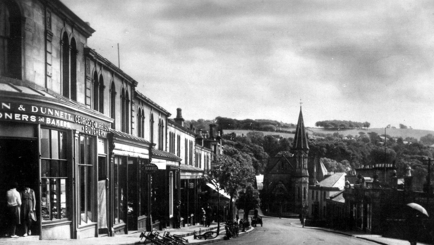 Tour Scotland Old Photograph High Street Newport On Tay Fife Scotland Tour Scotland Old Photograph High Street Newport On Tay Fife Scotland