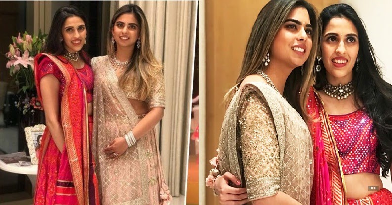 mukesh ambani daughter lehenga