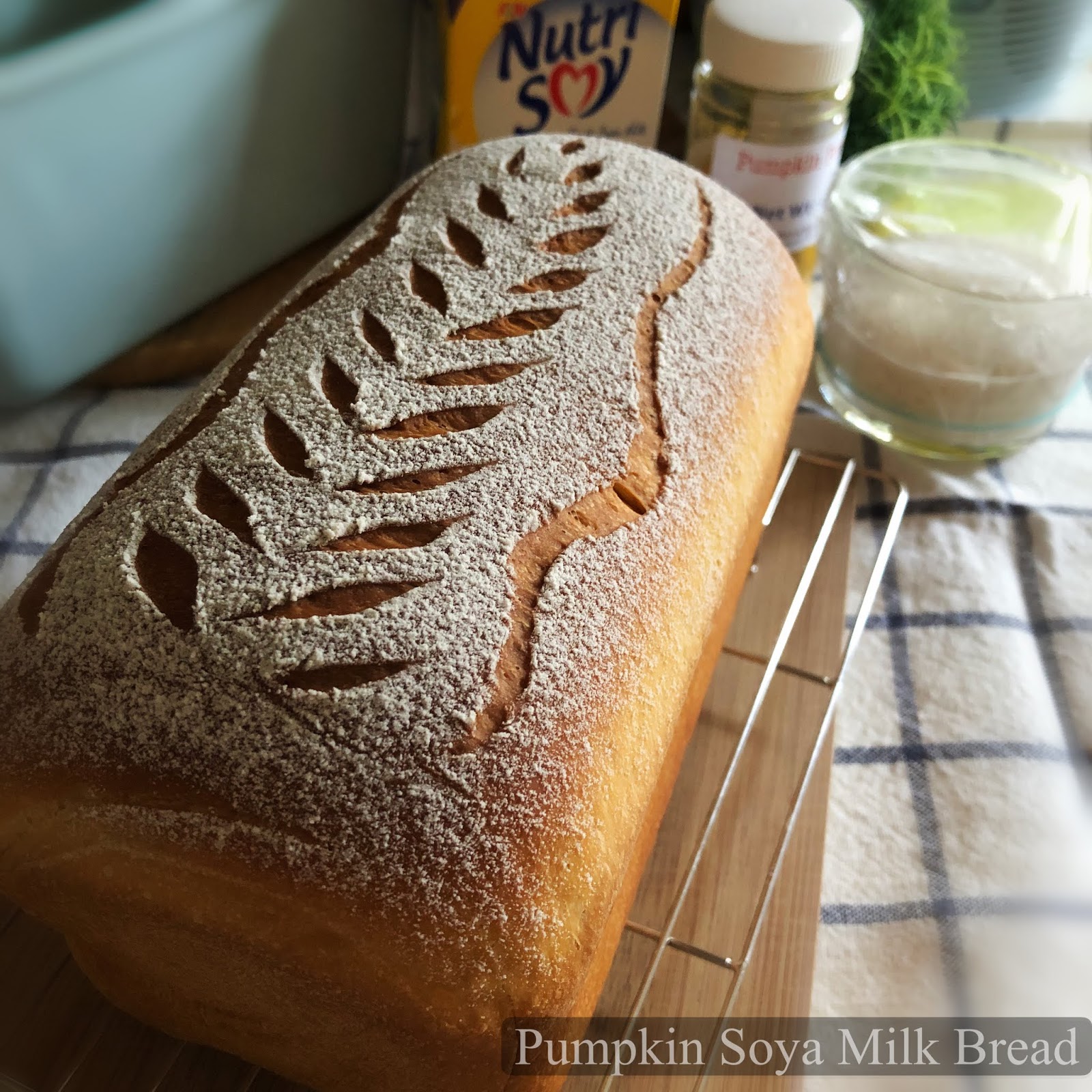 My Mind Patch Pumpkin Soya Milk Bread
