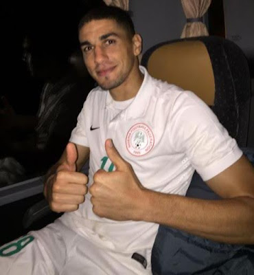 d See Super Eagles player, Leon Balogun's hilarious reply to a fan who wanted to turn him to 'father Christmas'
