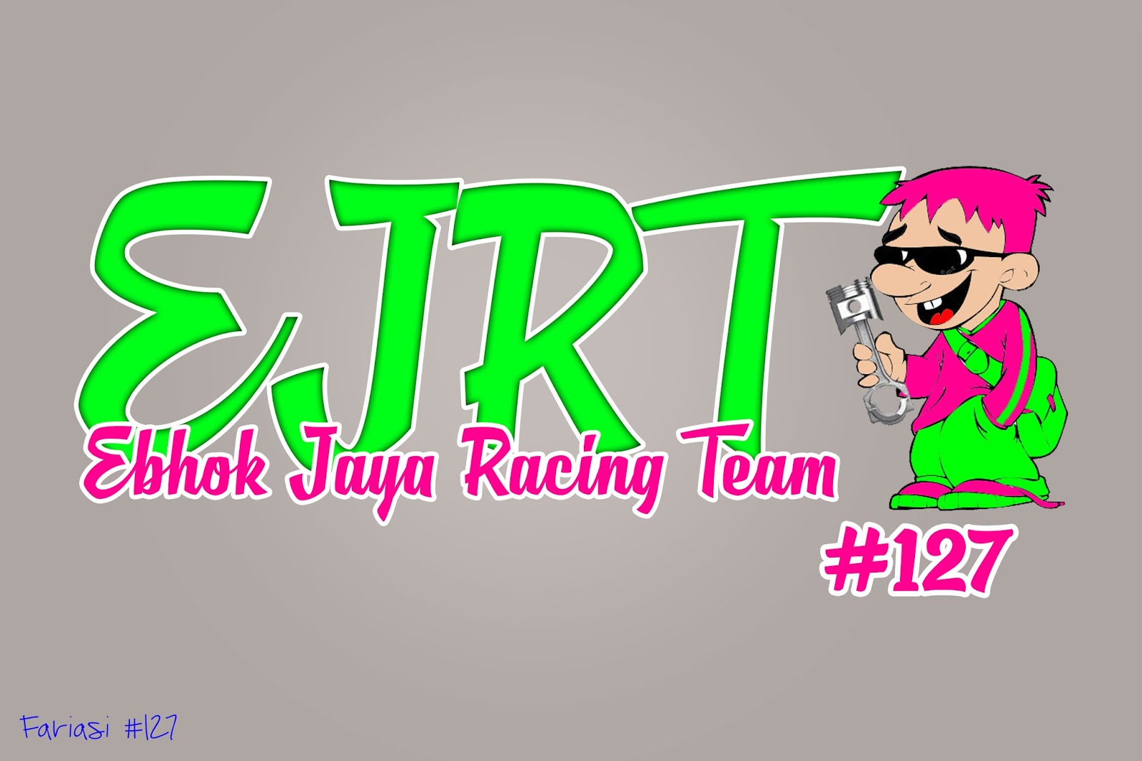 Ebhok Jaya Racing Team Bikin Desain Nomor Star Road Race