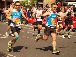 Rob and Chris, 2 of our amazing London Marathon runners