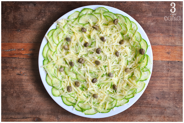como fazer carpaccio abobrinha
