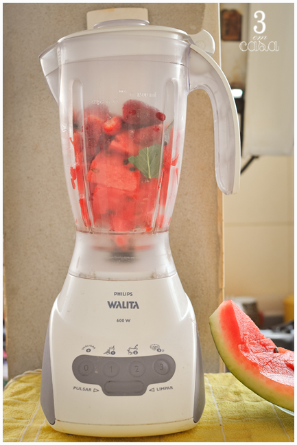 suco de morango com melancia