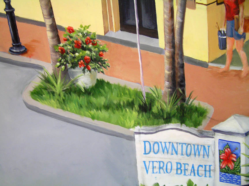 Vero Beach Mural January 30th, 58th Mural Painting Session