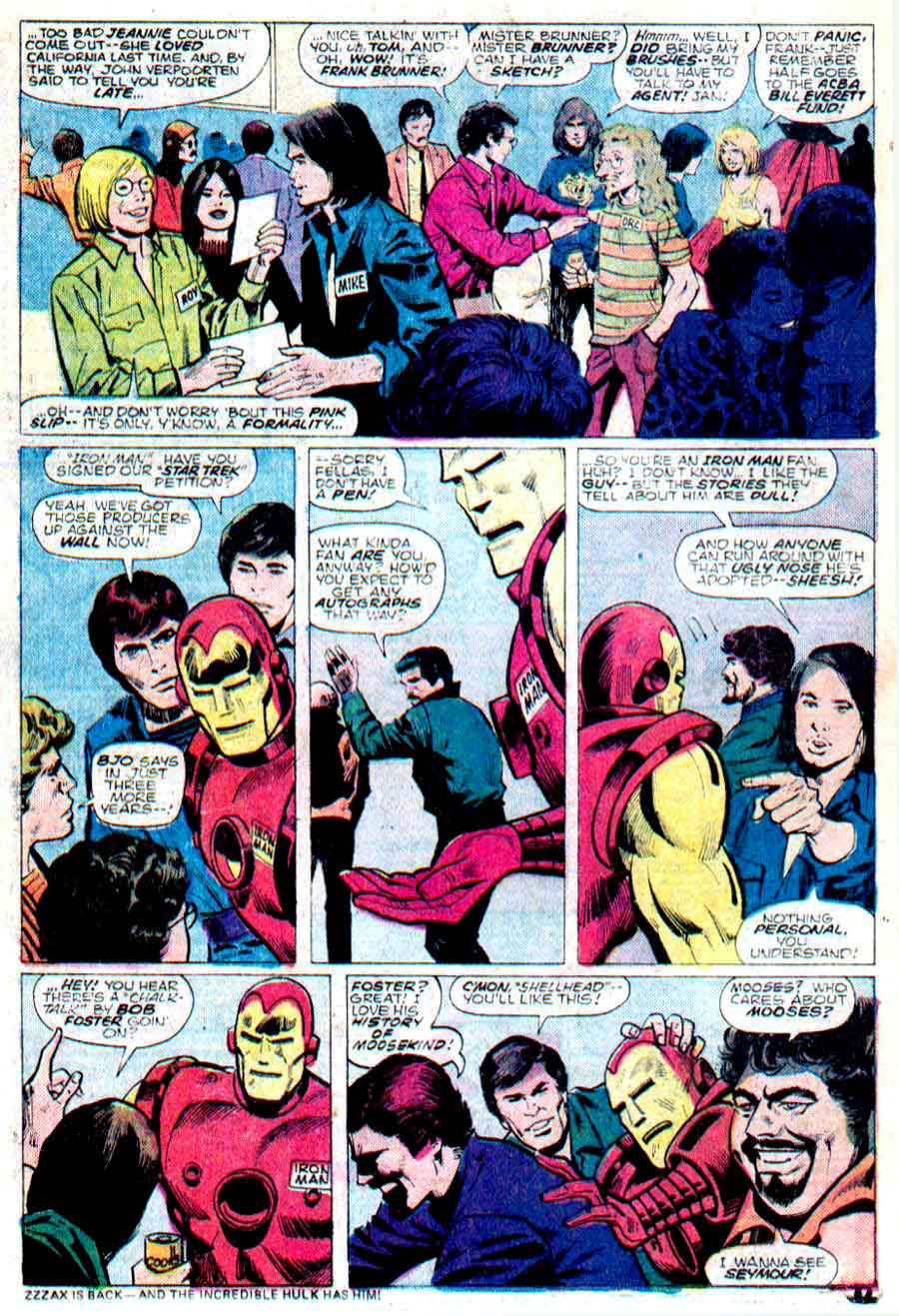 Iron Man v1 #72 marvel comic book page art by Neal Adams