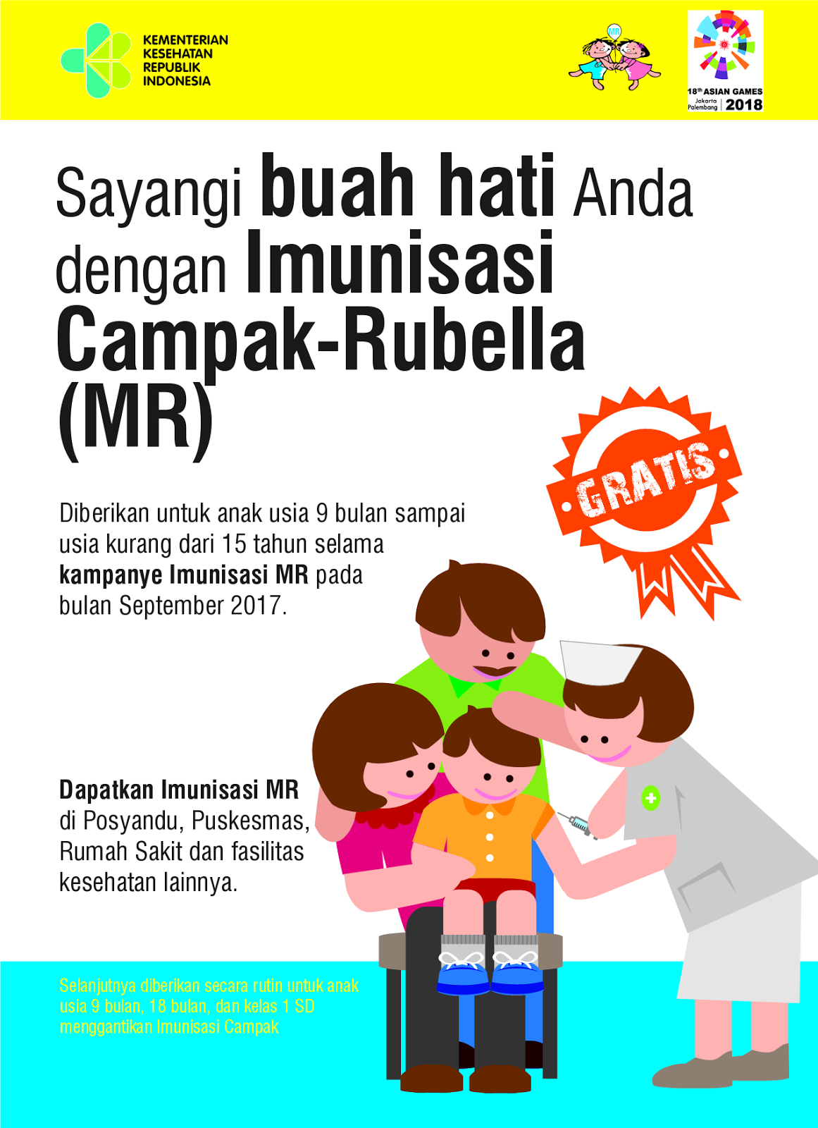 Ayo Ajak Anak Yang Berusia 9 Bulan s.d Ayo Ajak Anak Yang Berusia 9 Bulan s.d