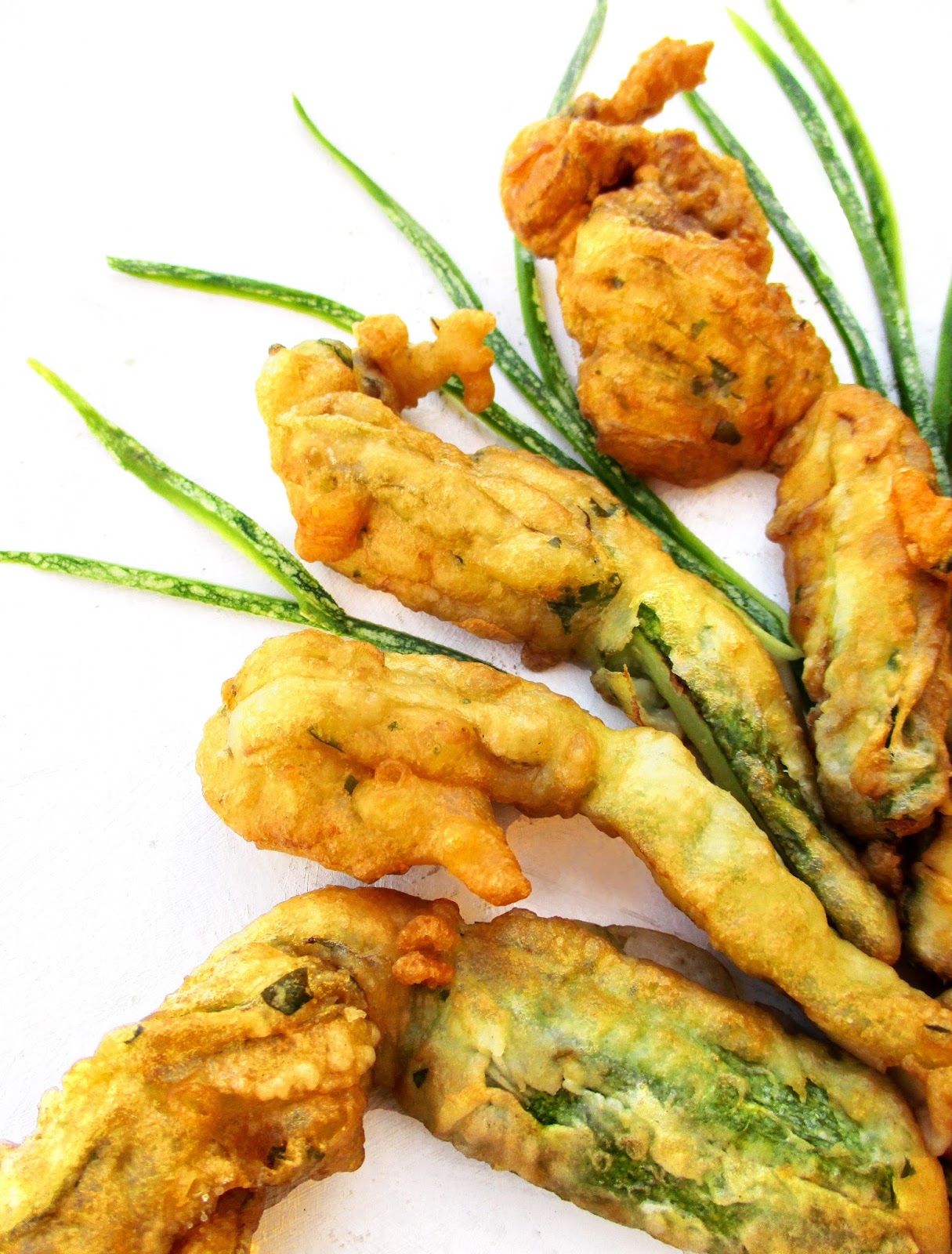 de CourgettesFleurs à la Niçoise / Bignéta dé Cougourdéta La Femme à Tête de Chou