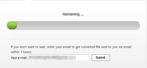 Email submitted