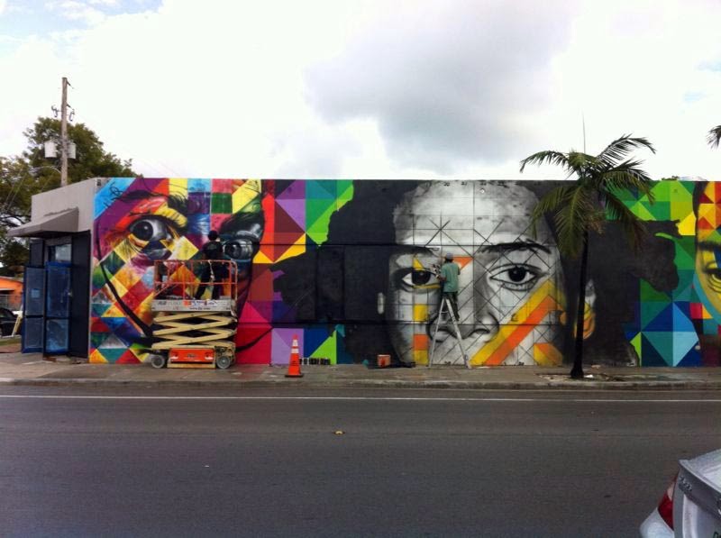 Kobra Work In Progress For Art Basel ’13 Wynwood, Miami StreetArtNews