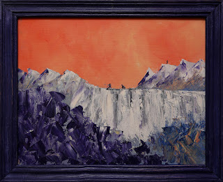 Витвинова Е.П. К вершине, х. на карт, акрил, 35х45, 2016