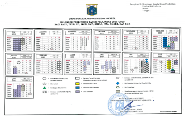 Kalender Pendidikan Tahun 2019/ 2020 DKI Jakarta Kalender Pendidikan Tahun 2019/ 2020 DKI Jakarta
