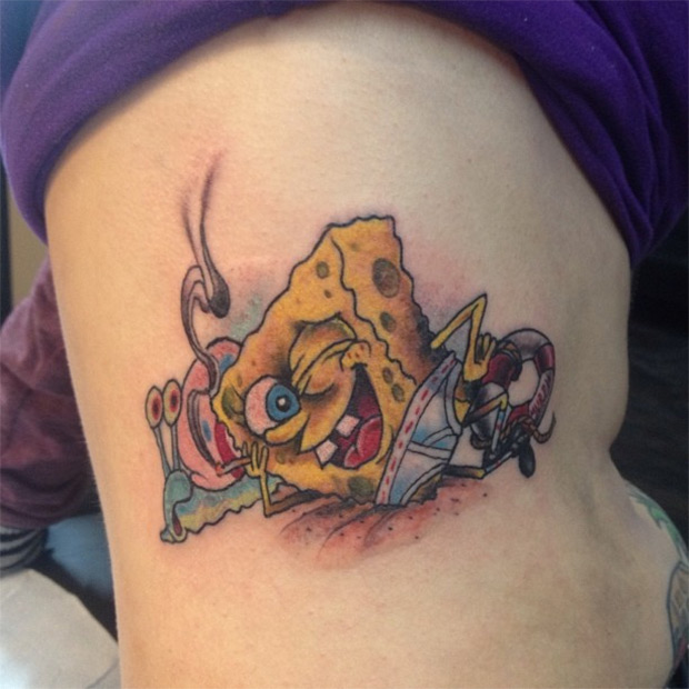 tatuagens do desenho Bob Esponja tatuagens do desenho Bob Esponja