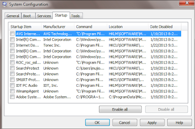 Tutorial Cara Mempercepat Loading Statup Pada Komputer 