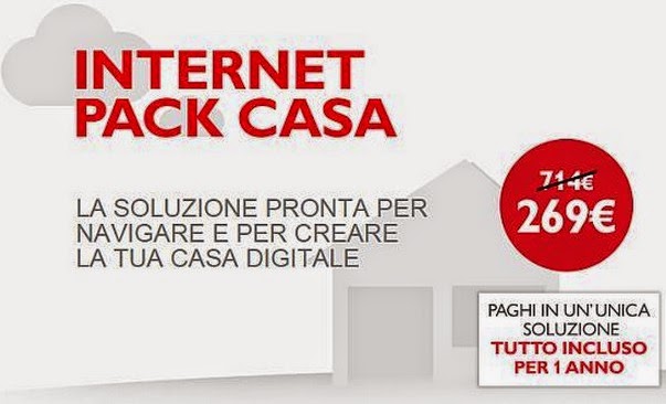 Telecom Italia lancia le offerte Internet Pack casa e Tutto ADSL