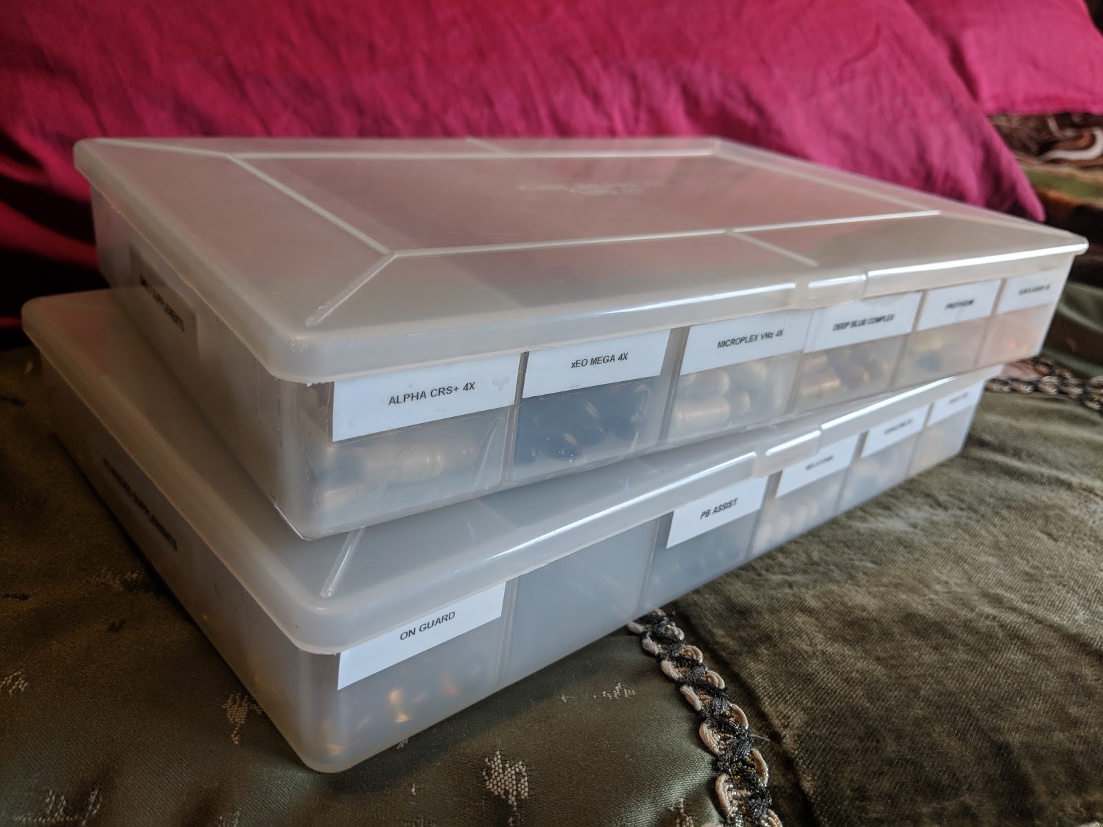 Jumbled Sunshine How I Organize My Health Supplements