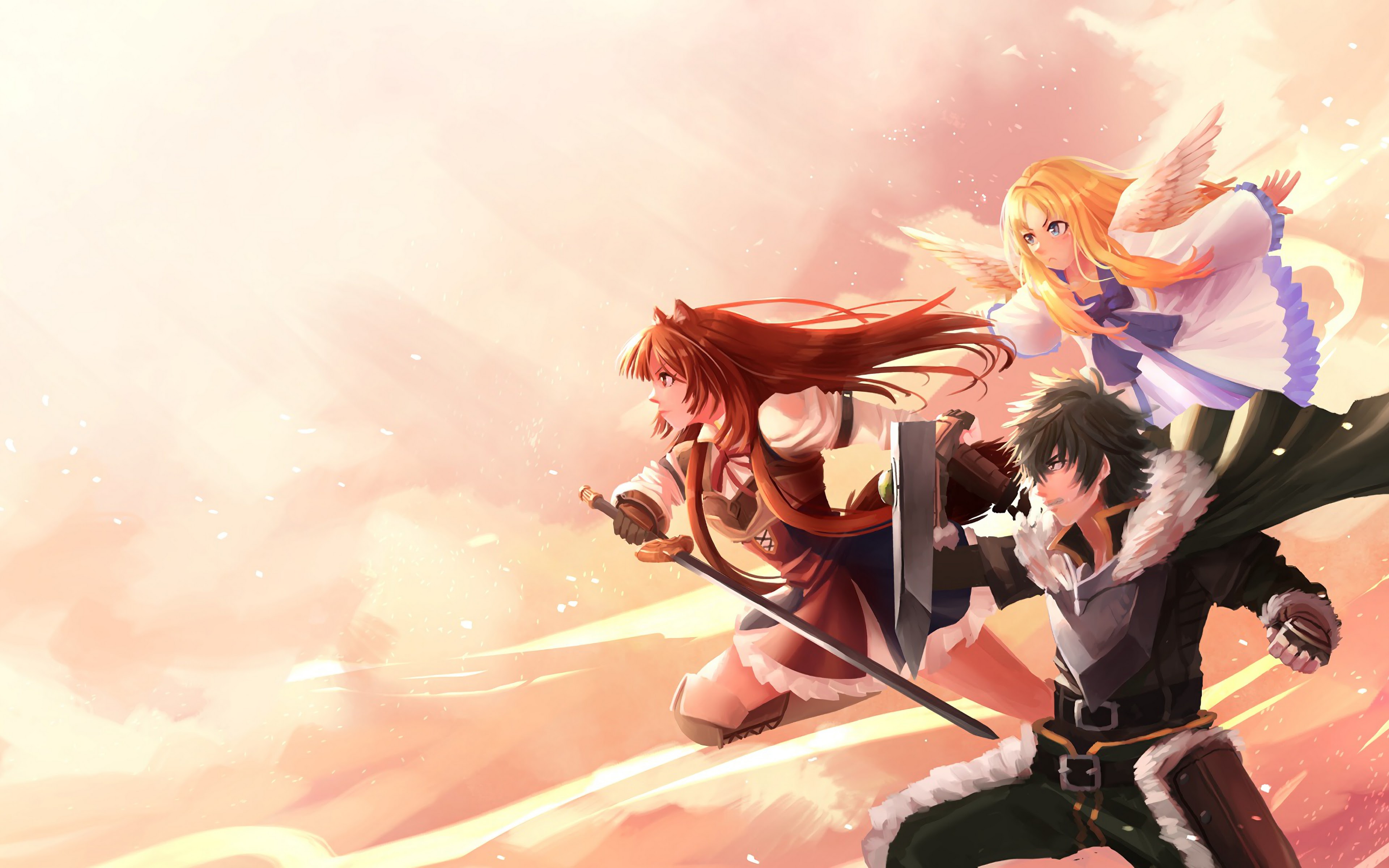 Naofumi Raphtalia Filo The Rising Of The Shield Hero 4k Wallpaper 26 Naofumi Raphtalia Filo The Rising Of The Shield Hero 4k Wallpaper 26
