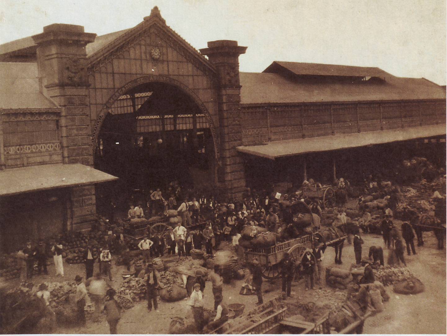 El antiguo Mercado de Abasto (1925)