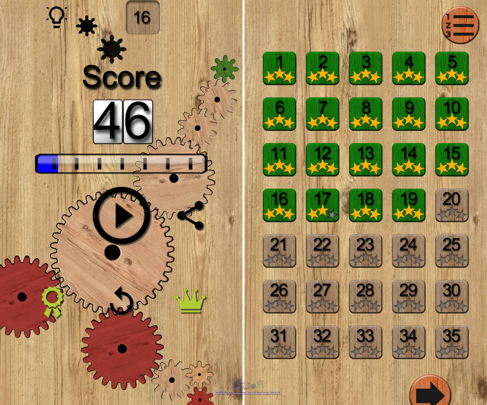 Gears logic puzzles 移動齒輪讓其全部都轉動