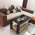 Thanh lý sofa góc L cũ màu kem SFG1 giá rẻ
