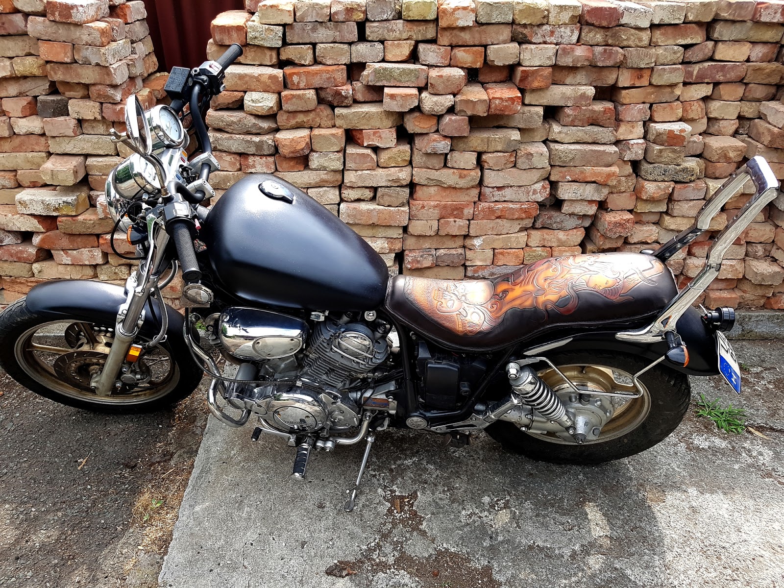 yamaha virago 750 seat