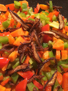 mushrooms mesmerized veggies fry stir