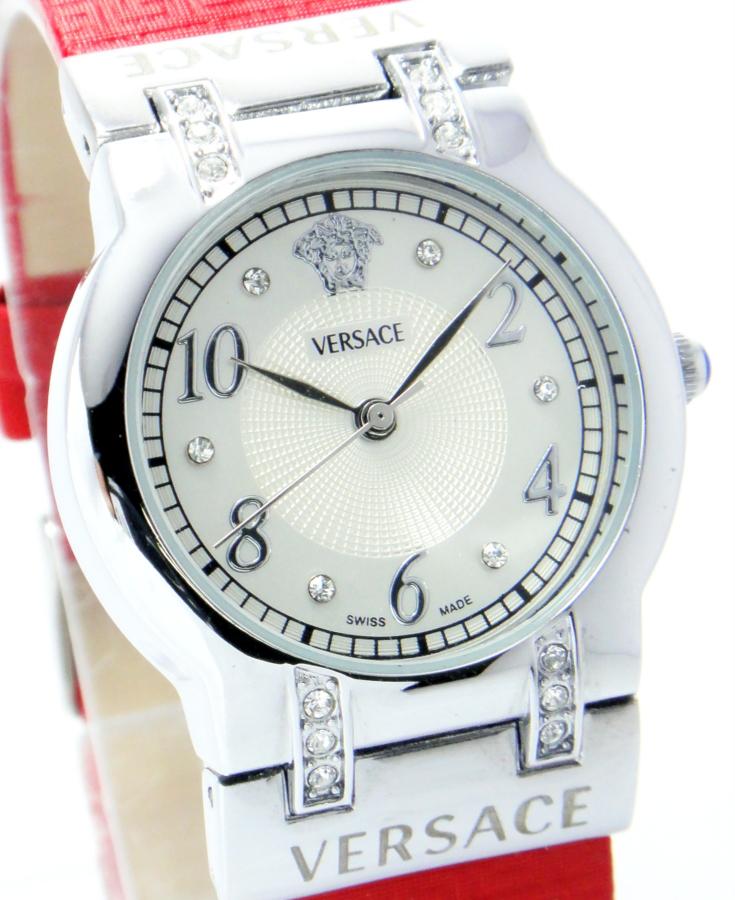 PONDOK MAYA MALL VERSACE CLASSIC DIAMOND LADIES LEATHER WATCH