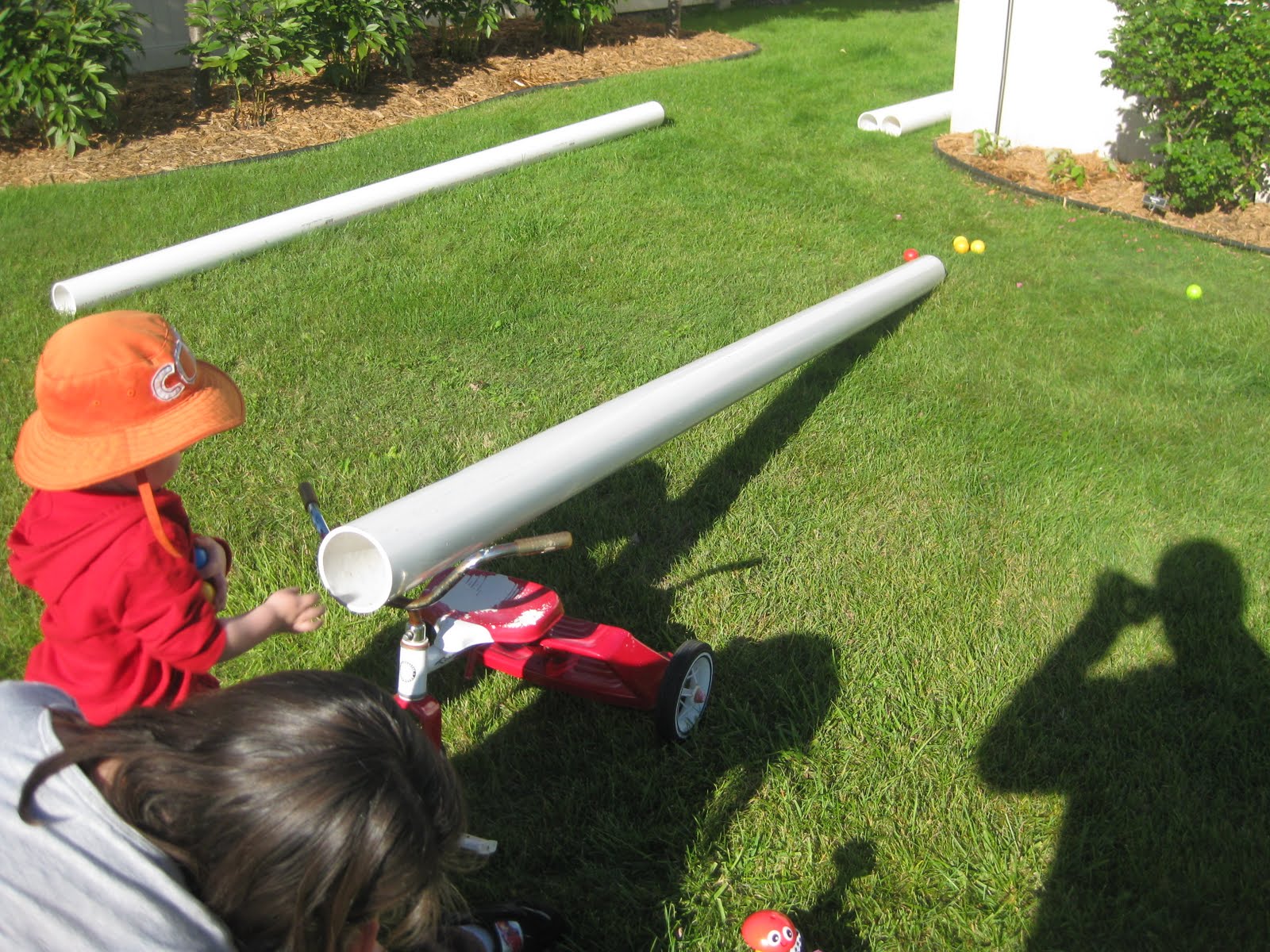 Adventures of West and Lula Fun with a pvc pipe