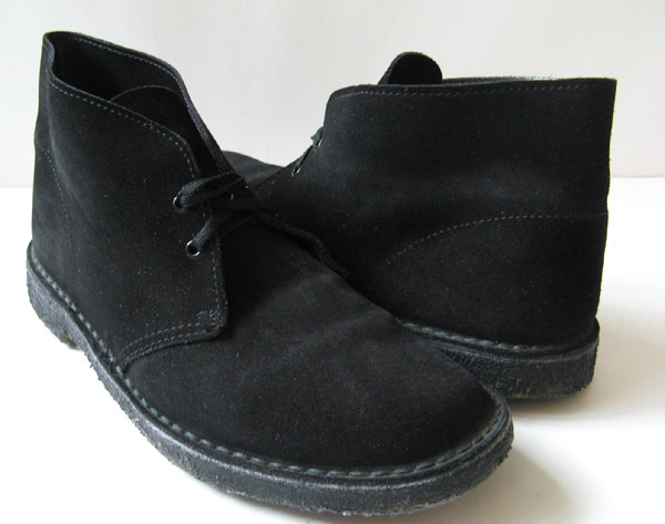 clarks black boots mens