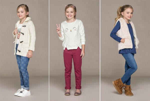 Abrigos invierno 2017 infantiles. Moda invierno 2017.