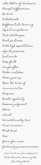 ABC's of Inclusion; Removing the Stumbling Block ABC's of Inclusion; Removing the Stumbling Block