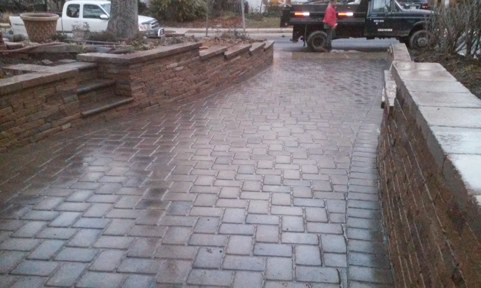 BEAUTIFULL YOUR HOME WITH INTERLOCKING PAVERS Driveway in 6x9 Tan