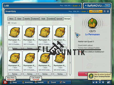 Cheat Suntik Item Hero Permanen | RF-Files