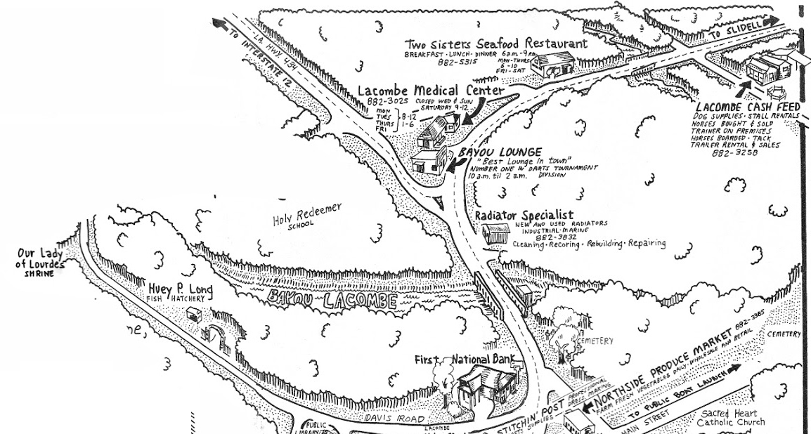 Tammany Family Map of Businesses 1986