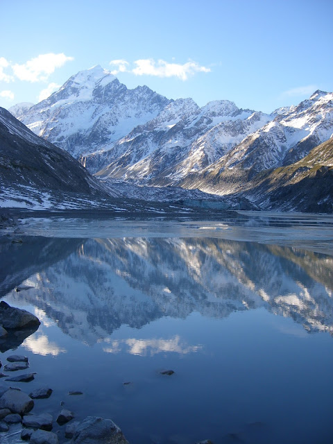Magical Lagoon, Mount Cook, New Zealand Magical Lagoon, Mount Cook, New Zealand