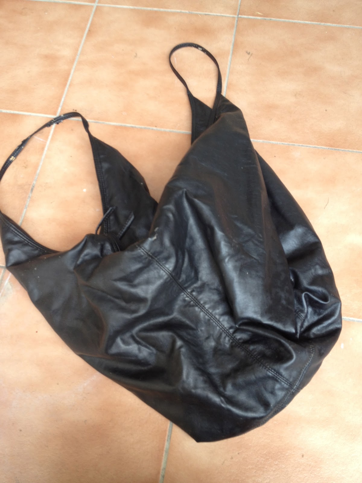 MHM: DIY Faux Leather Bag to Peplum Belt