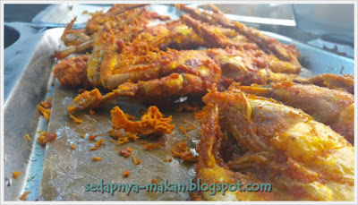 udang goreng dan ketam goreng