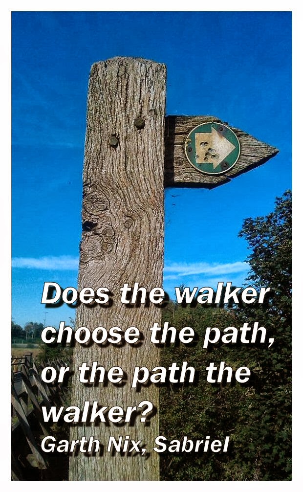 Open Your Eyes. Life Is Beautiful Does the walker choose the path, or