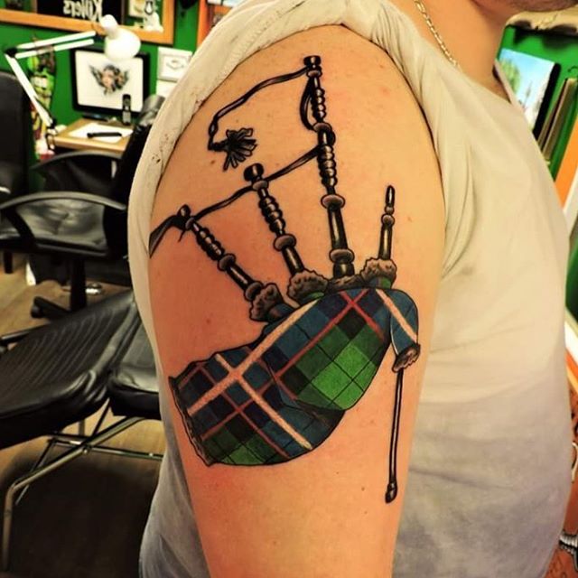 Tatuaje de gaita escocesa