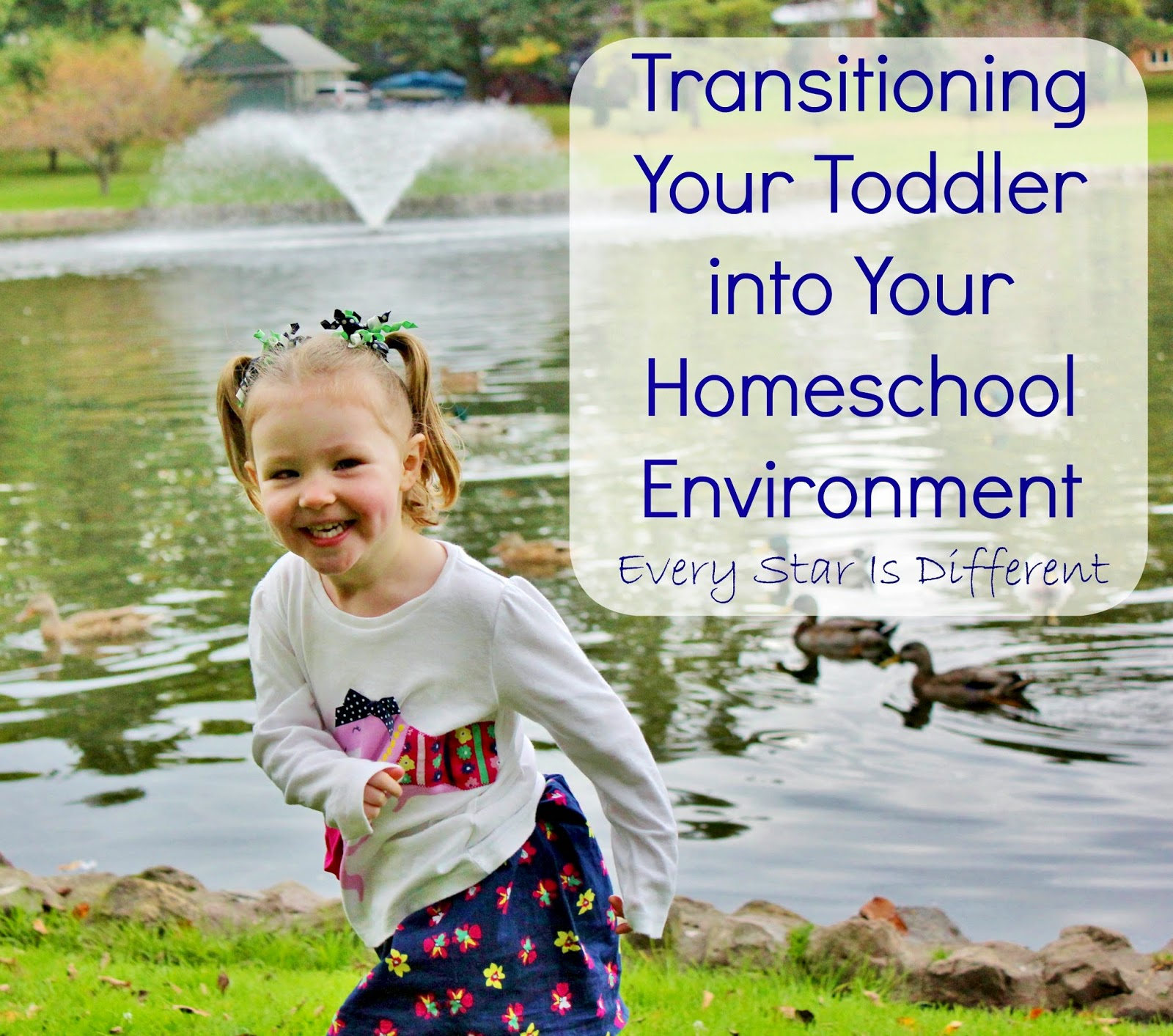 Transitioning Your Toddler into Your Homeschool Environment 