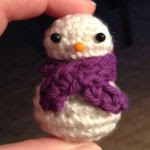 PATRON GRATIS MUÑECO DE NIEVE AMIGURUMI 22238