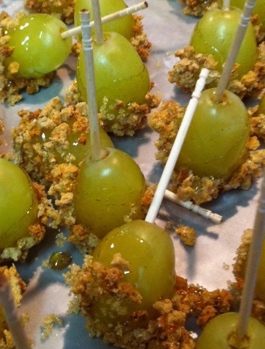 shortcake + shoes .candied grapes.