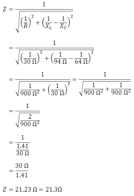 Contoh Soal Impedansi Rangkaian Rlc Paralel