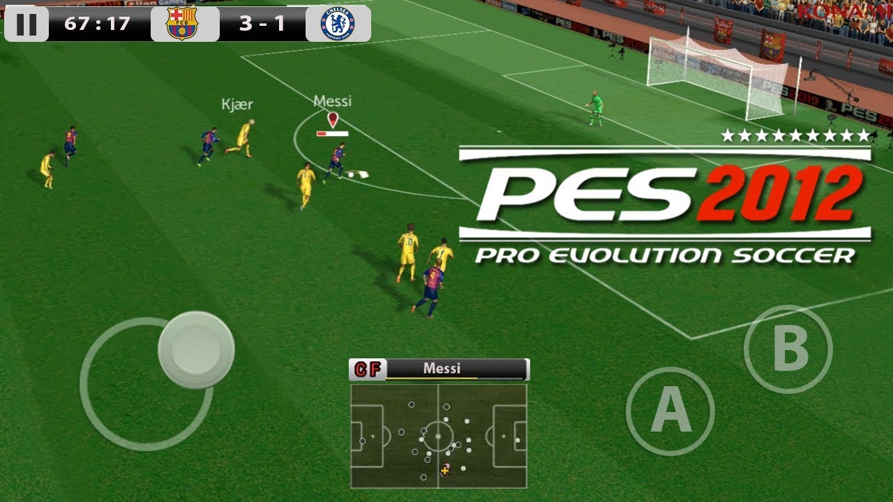 Pes 2012 pro evolution soccer android. игра футбол konami 2012 winning eleven.